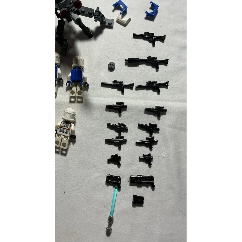 Lego Star Wars Clone Trooper And Battle Droid Minifigure Lot - Picture 3 of 3